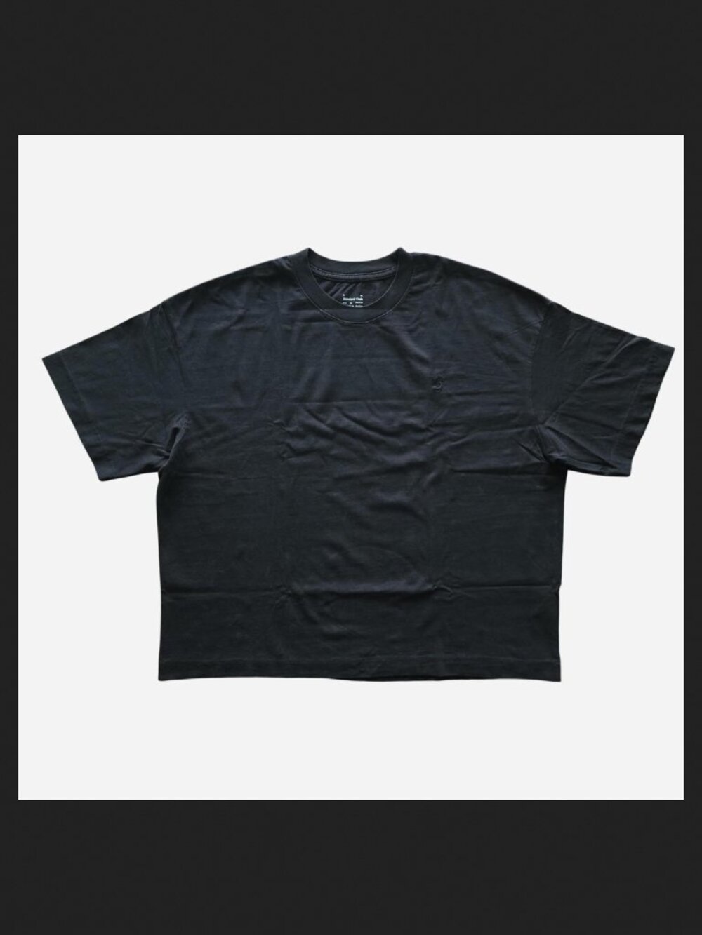 Standard Cloth Black Oversized Cotton T-Shirt